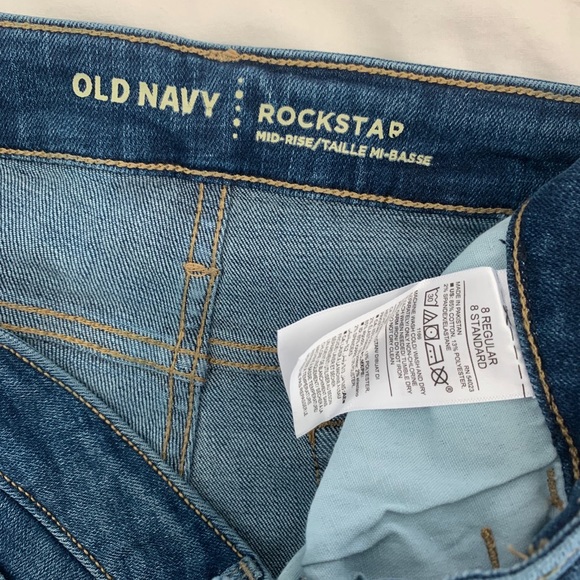 Old Navy Mid-Rise Rockstar Jeans - Picture 5 of 5